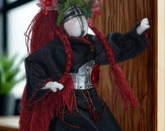 Gothic wedding Cat doll, Pretty damn goat dolls, horror dolls, The dark bride trapped doll, Goth dolls, scary doll, gothic toys
