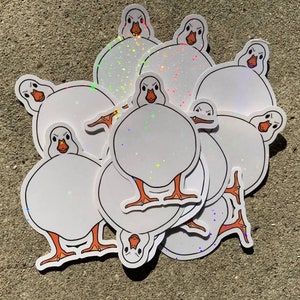 Angry Duck Sticker