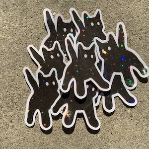 Spooky Void Cat Sticker