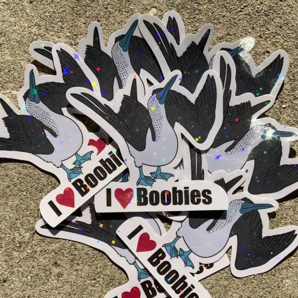 Blue Footed Boobie Sticker