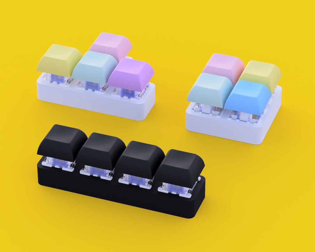 Desktop 4 Key Mechanical Fidget Etsy