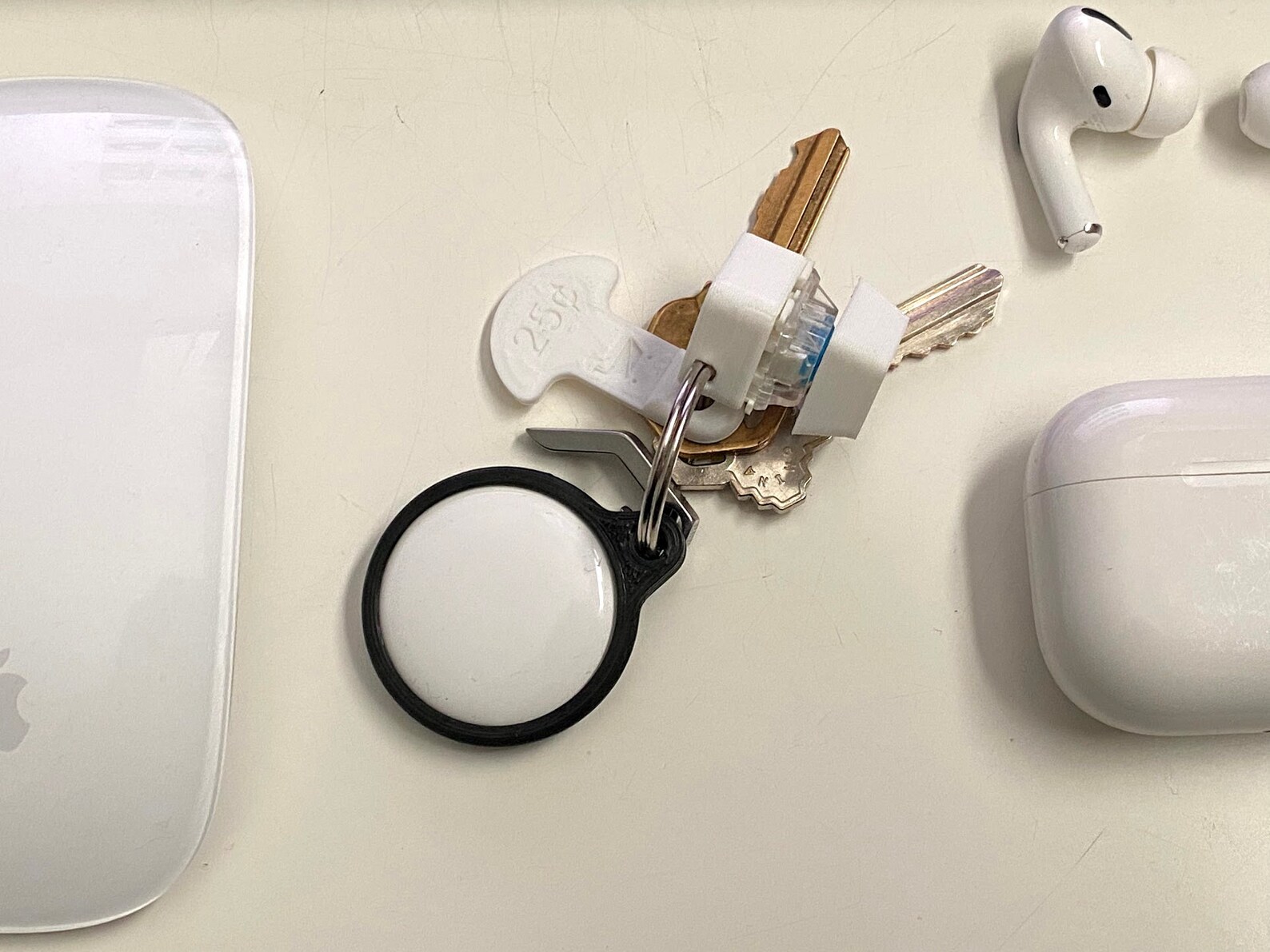 Airtag Case Attach Airtags to Your Keychain Etsy