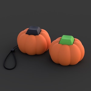 Pumpkin Keyboard Clicky Fidget | Stim Toy, Stress Relief, ADHD, ASMR - w/Lasso