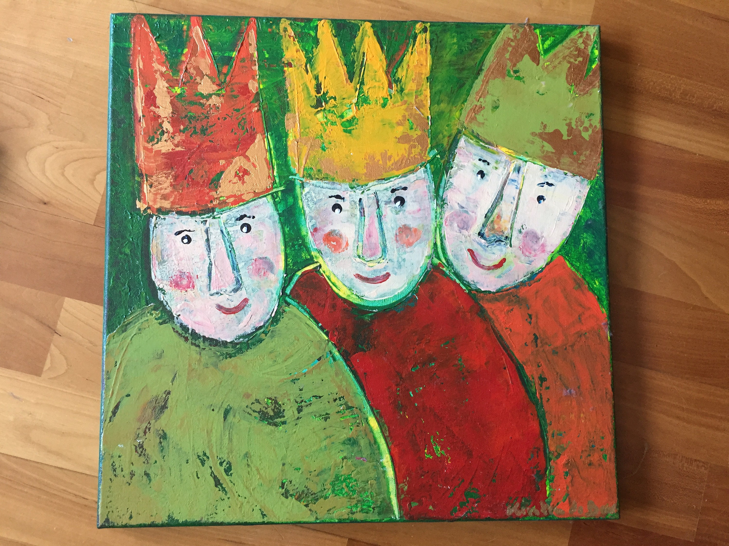 3 Kings Painting Oil Painting Acrylic Painting 3 Kings | Etsy