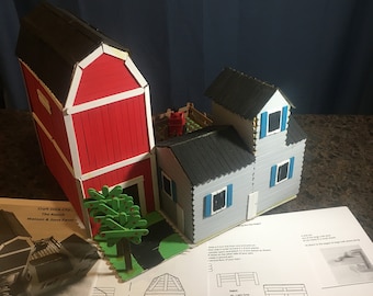 Craft Stick City - Building 12 - The Ranch Instruction Manual