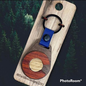 Wood Colorado Keychain - Birthday gift - Father's day