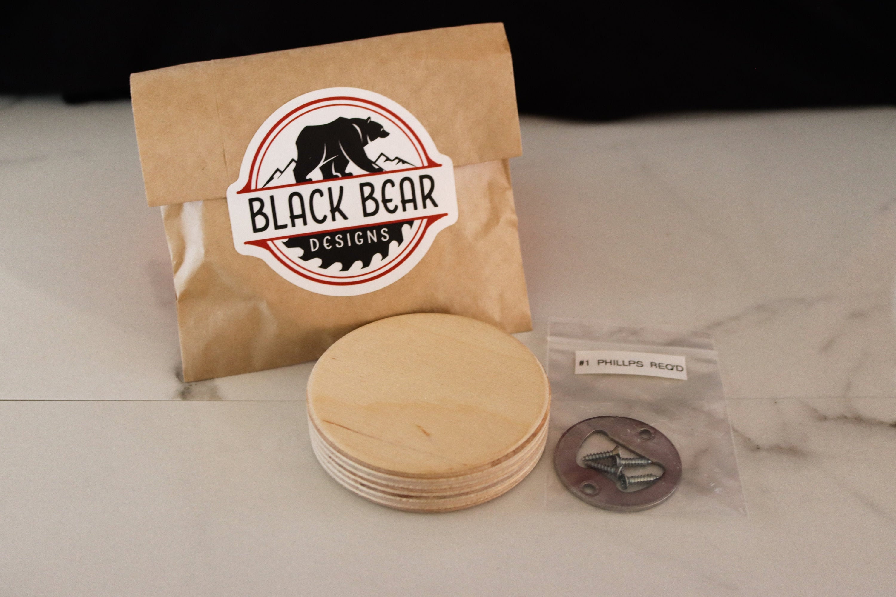 Wood Bottle Opener DIY Kit Unfinished for crafters Great Etsy