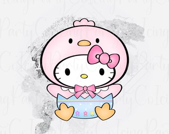 Kitty Easter Chick Cookie Cutter | Hello Kitty Easter | Easter Cookie Cutters | Hello Kitty Cookie Cutters | Hello Kitty