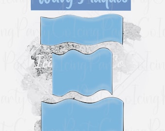 Wavy Plaque Cookie Cutters