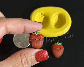 Chocolate Covered Strawberry Silicone Mold
