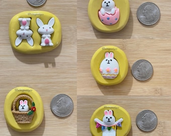 Easter Bunnies Mold Combo