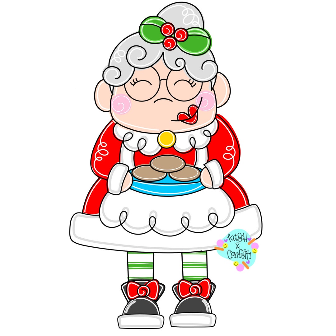 TEMPLATE Christmas Door Hanger Template Mrs Claus Ribbon Etsy template-christmas-door-hanger-template-mrs-claus-ribbon-etsy