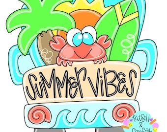 MODELO: Modelo de enfeite de porta de verão, modelo de enfeite de porta de praia, modelo de enfeite de porta com bola de praia