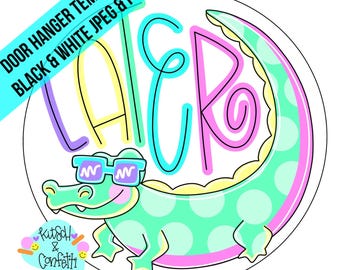 Later Gator Summer Door Hanger Template (PDF/JPEG)