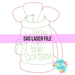 SVG: golf door hanger SVG, golf door sign SVG