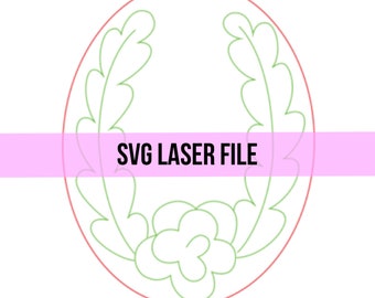 SVG:  Flower door hanger SVG, Spring door hanger SVG