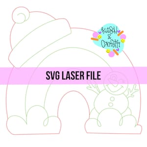 SVG: snow door hanger svg, snowman door hanger svg, winter door hanger svg