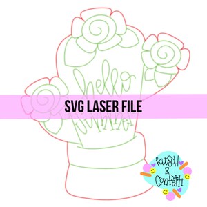 SVG: Zomerdeurhanger SVG, cactus deurhanger SVG