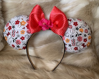 Floral Hidden Minnie Ears