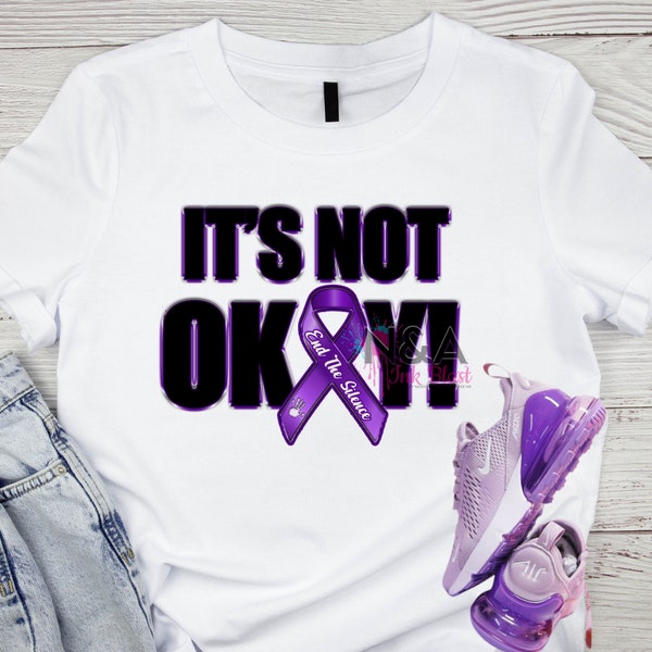 Digital sublimation file Domestic Violence Awareness