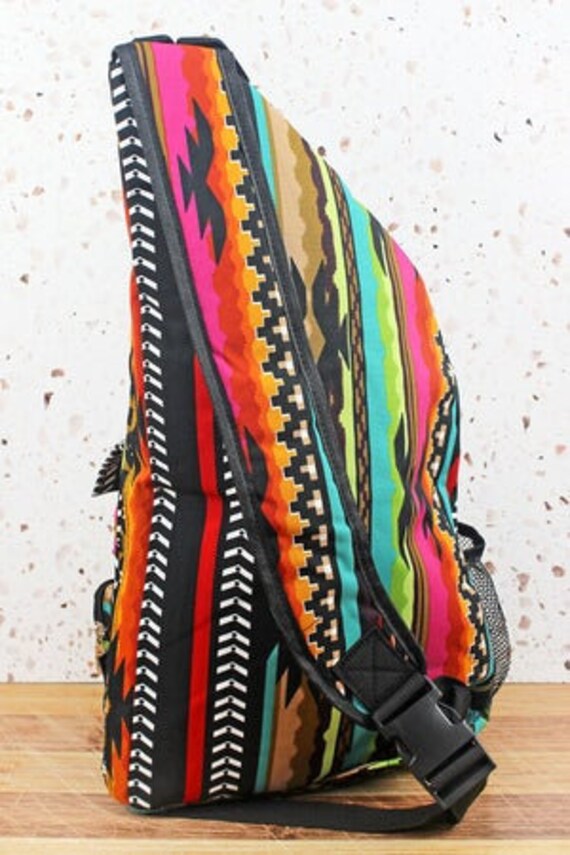 Serape Sling Backpack Western Sling Bag 