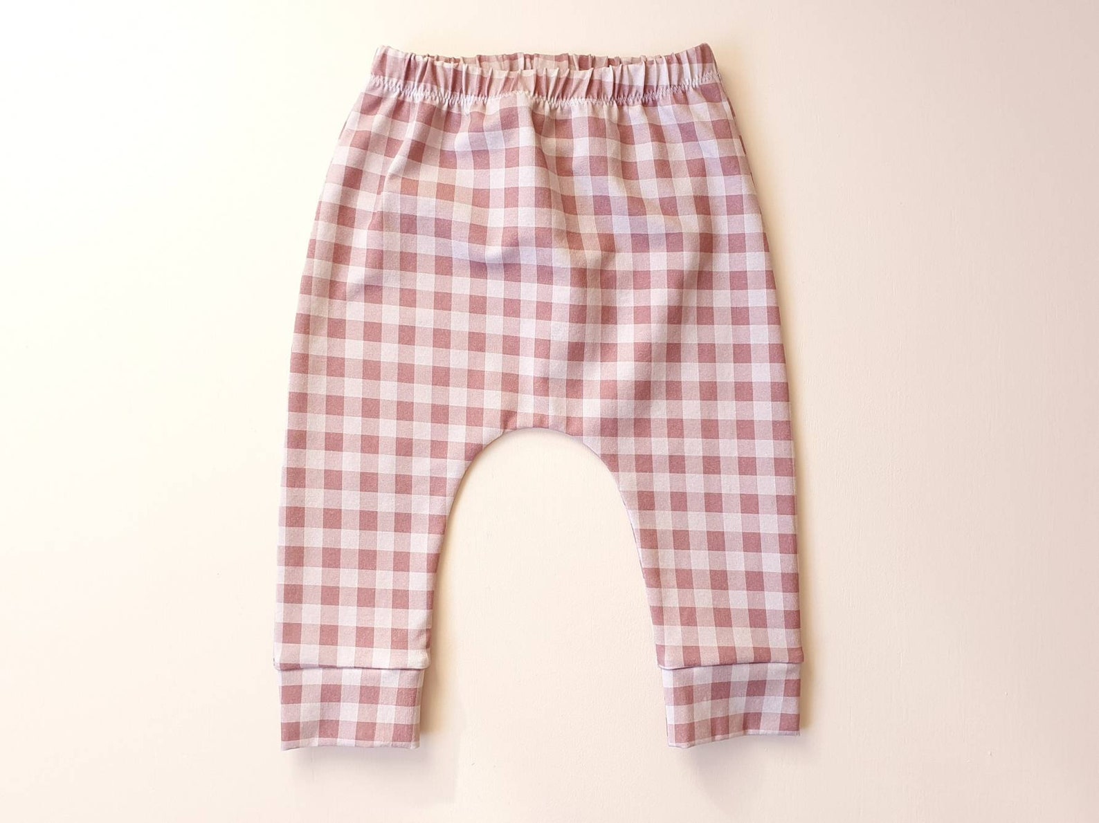 Gingham Pants Baby Toddler Kids / Girls Pink Check Print / Etsy