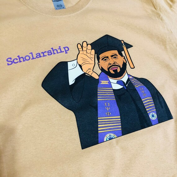 Omega Psi Phi Scholarship Graphic Tshirt Etsy