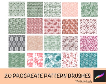20 Procreate Muster Pinsel Set