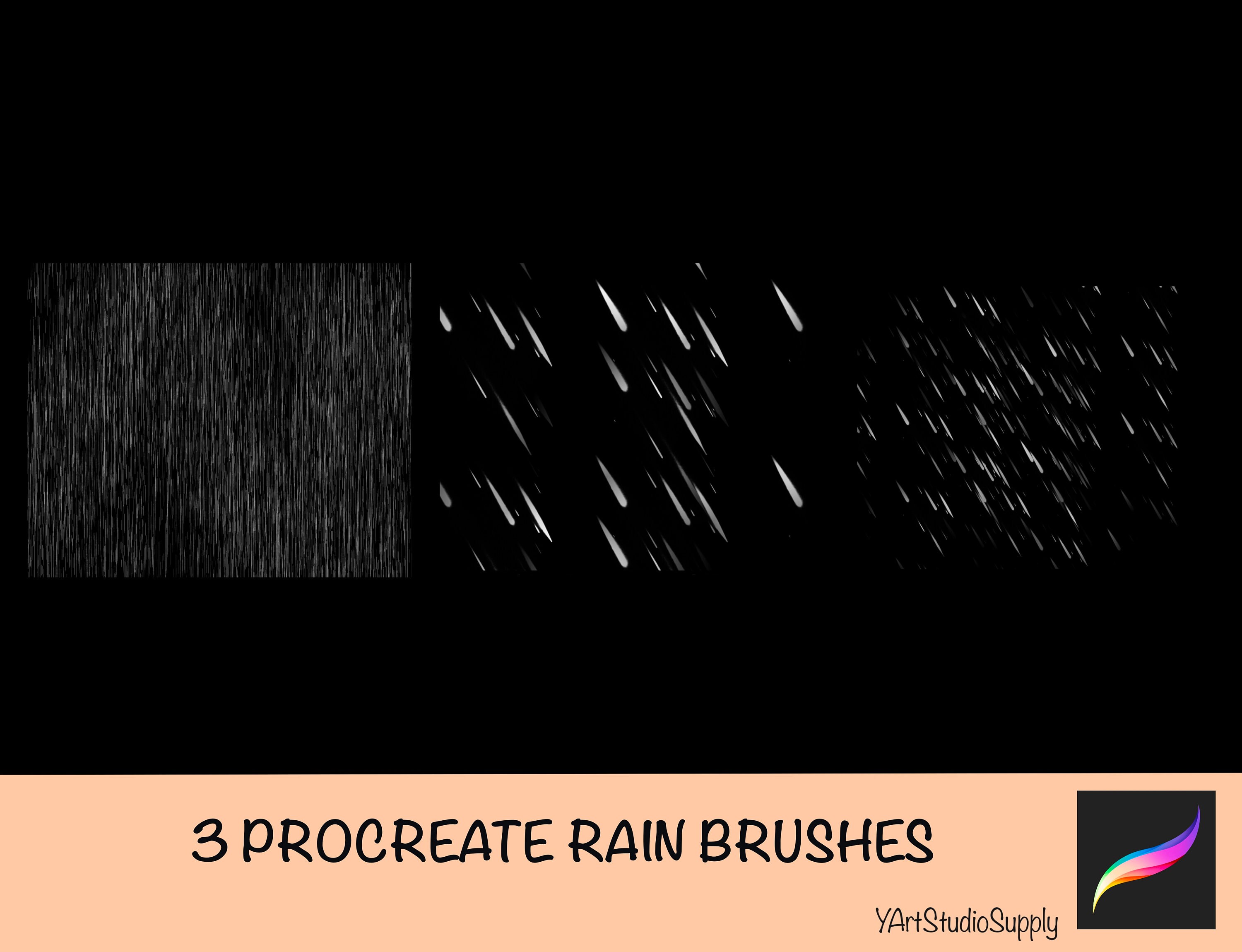 3 Juego de cepillos de lluvia / Cepillos procreados Etsy España