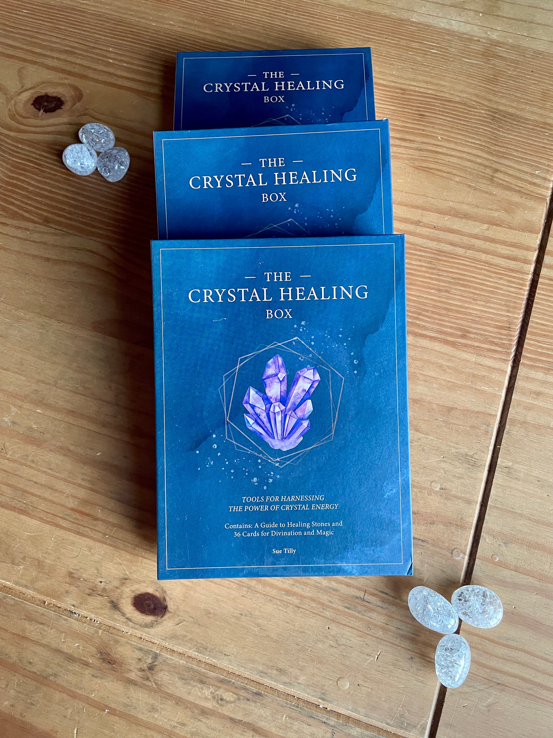 The Crystal Healing Box Gift Set Crystal Book Crystal Etsy