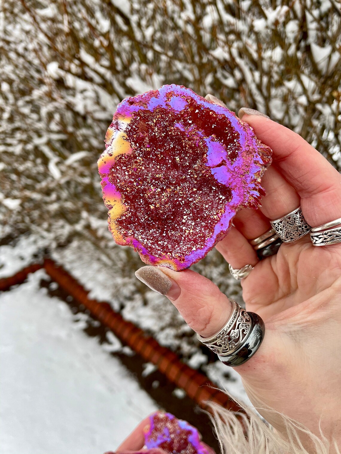 red angel aura quartz red angel aura quartz