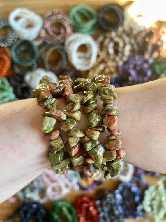 Unakite Bracelet - Harmonious Healing | Crystline