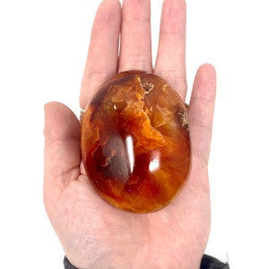 Carnelian Palm Stone