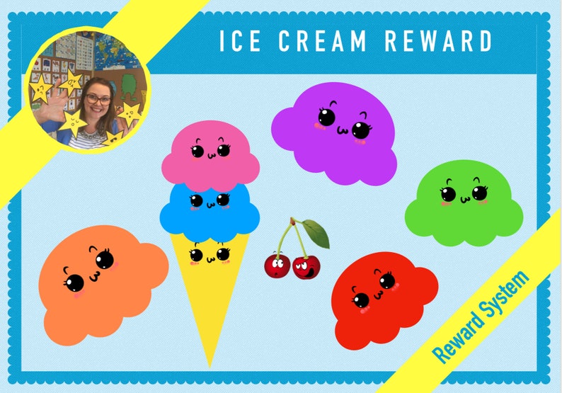 Ice Cream Reward System Encourage Your ESL Students With Etsy
