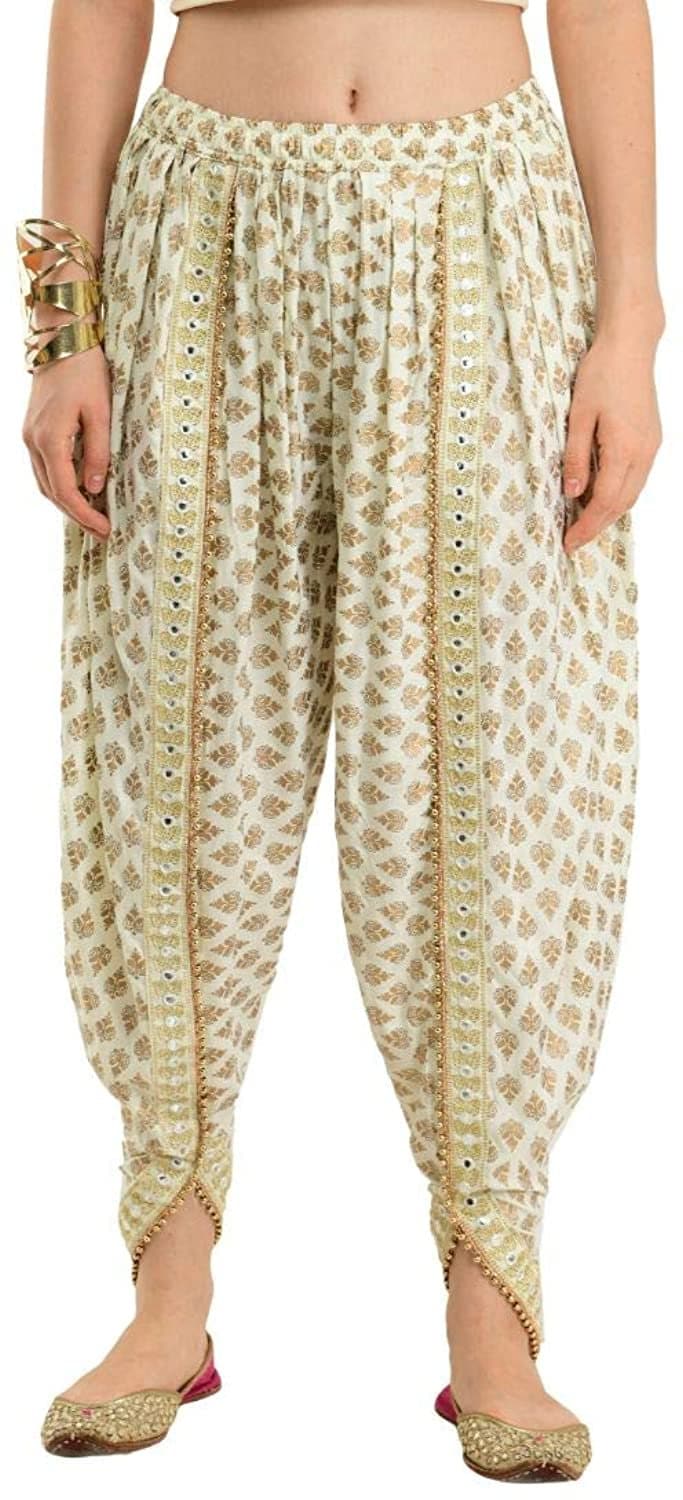 First Resort by Ramola Bachchan Women Mid-Rise Cotton Dhoti Pants -  Absolutely Desi