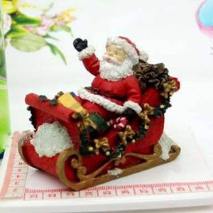 3d sleigh christmas gift bag  xmas santa claus ne year  bathbomb new year silicone mold soap candle craft melt and pour mould  resin casting