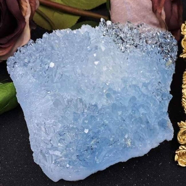 Large Gemstone druzy cluster  agate amethyst crystal  soap mold candle mould silicone melt and pour craft supplies christmas resin casting