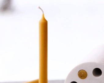 Handmade 8 cavity church candles silicone mold beeswax candle making tapper taper