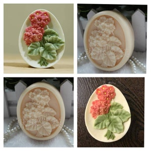 Small lily flower floral leaf leaves flowers soap designer unique  mold candle mould silicone melt and pour craft supplies christmas