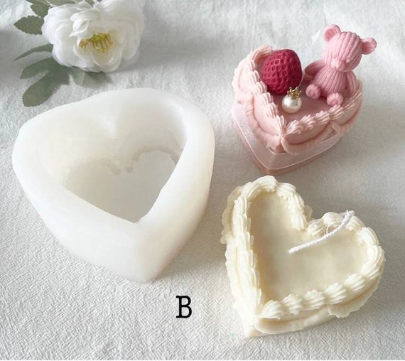Cake Decorating Mold 3D Silicone Molds Baking dish Tools For Heart