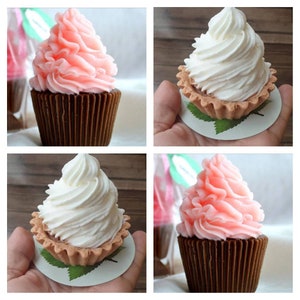 stampo grande per cupcake 3d stampo in silicone per candele creazione di sapone natale cibo pasticceria cottura capodanno idee regalo mp cp stampi per fusione e versamento stampi