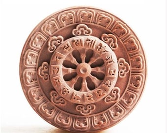 shakyamuni buddha mantra Buddhismus gott Tibetanischer Untersetzer Silikonform Resin Basteln Mould Silikonharz Seife Ton schmelzen und giessen