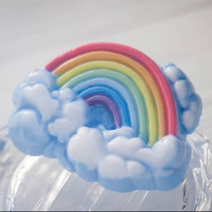 Rainbow cloud soap silicone mold mould