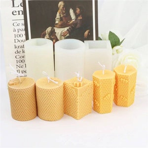 Honey Bee queen silica gel  design handmade soap making candle silicone  designer mold mould clay beeswax honeycomb candles mould