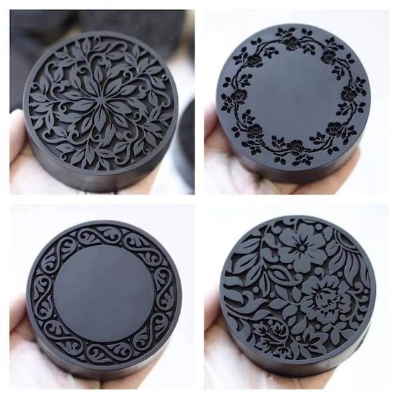 Lace royal round shape soap mold candle mould silicone melt Etsy