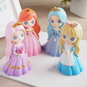 3d princess doll  mould mold  silicone soap melt and pour candle resin casting crafts  diy