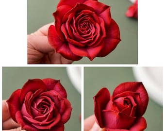 stampo in silicone per sapone in resina e argilla, stampo per sapone fuso e versato, stampo per sapone in 3D realistico per candele e fiori di peonia e rosa.