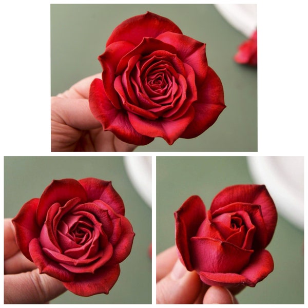 realistic small size 3d peony rose flower floral soap candle clay resin silicone mold mould christmas melt and pour soap making