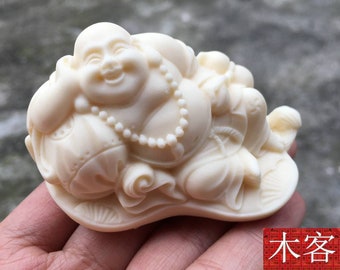 3d Buddha laughing zen yoga Buddhism spiritual meditation rekhi mold mould silicone soap candle epoxy resin melt and pour polymer clay