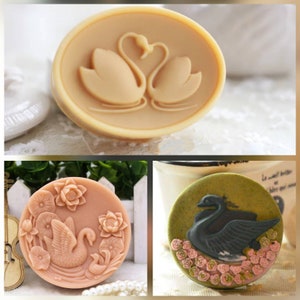 Swan silicone soap candle mold mould christmas gift ideas for her